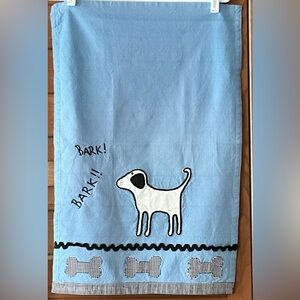 Tag Brand Dog Design Tea Towel with Dog Design